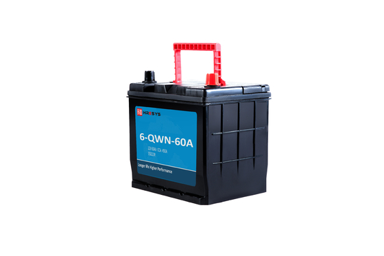 6-QWN-60A Lead Acid Car Battery Superior Starting Power Faster Recharge